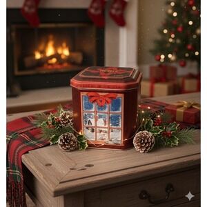 Vintage 1999 Nestle holiday tin